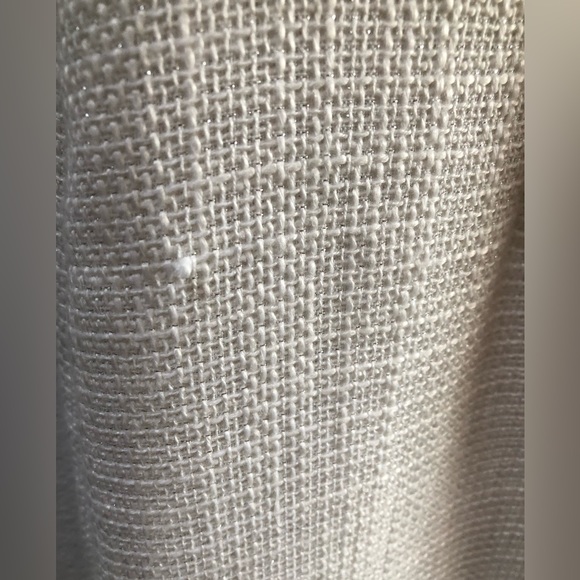 Calvin Klein White Tweed Sleeveless Dress - Picture 11 of 15